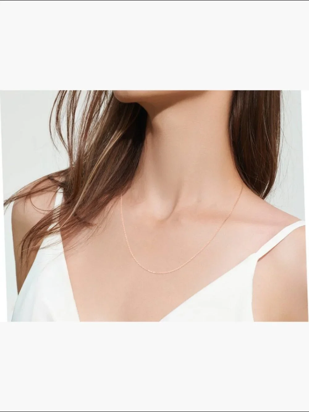 18k Gold Plated 925 Sterling Silver Chain Necklace Thin Dainty Sturdy - Picture 6 of 7